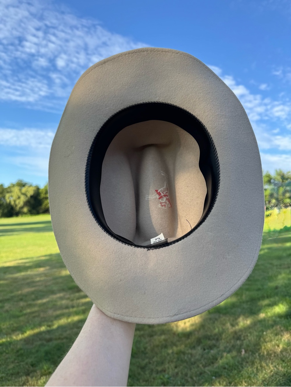 Vintage Authentic Cowboy Hat 7 1/8 Medium - Picture 2 of 16